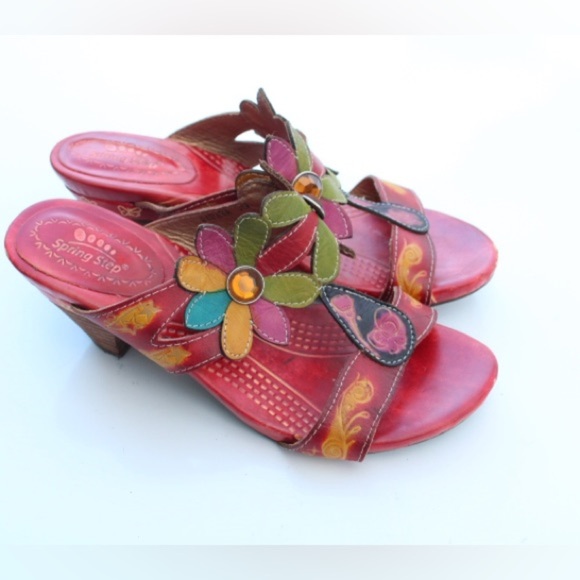 L’artiste spring step papaya sandals - Picture 1 of 13